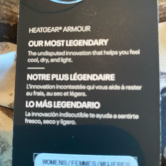 UNDER ARMOR Womens XSMALL HeatGear Printed High Waisted Capri Leggings - Picture 7 of 10